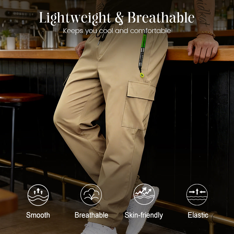 Herren-Outdoor-Cargohose mit mehreren Taschen