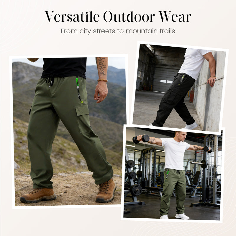Herren-Outdoor-Cargohose mit mehreren Taschen