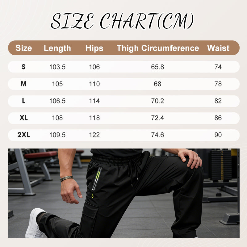 Herren-Outdoor-Cargohose mit mehreren Taschen