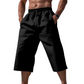 ⏰ 50 % RABATT – Nur für kurze Zeit 🌿 Herren Leinenhose in 7/8-Länge ☀️ Locker, Atmungsaktiv & Ideal für Sommer und Freizeit