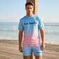 🌴 Herren Sommer-Set mit Print 👕 Lässiges T-Shirt & Shorts – Bequem für Freizeit, Strand und Urlaub