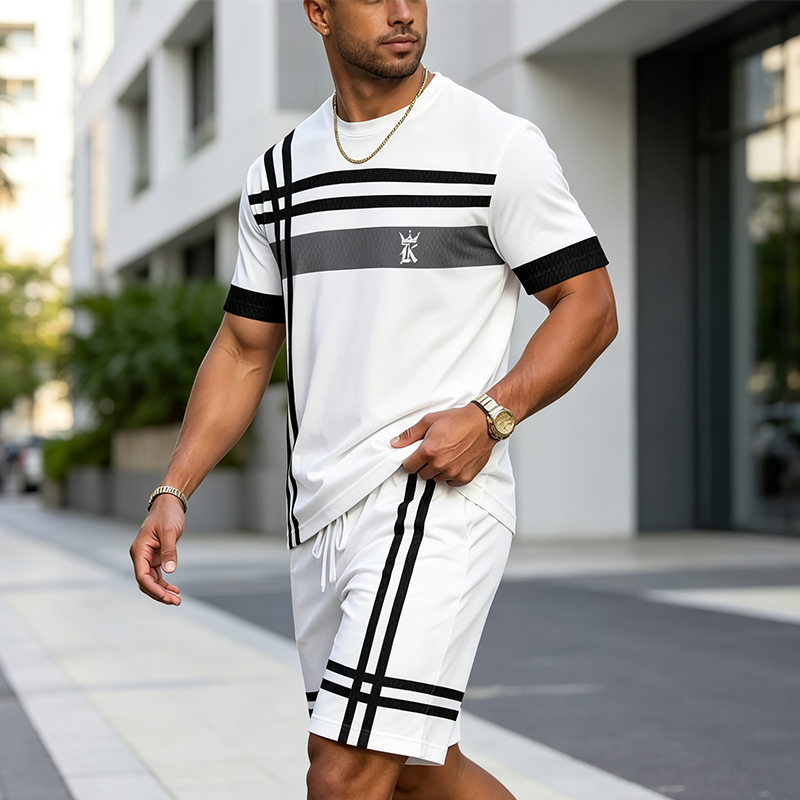 👕🩳 Herren Sommer 2-teiliges Sport-Set – 50% RABATT! Atmungsaktiv, leicht, perfekt für Gym, Laufen & Alltag. ☁️☀️