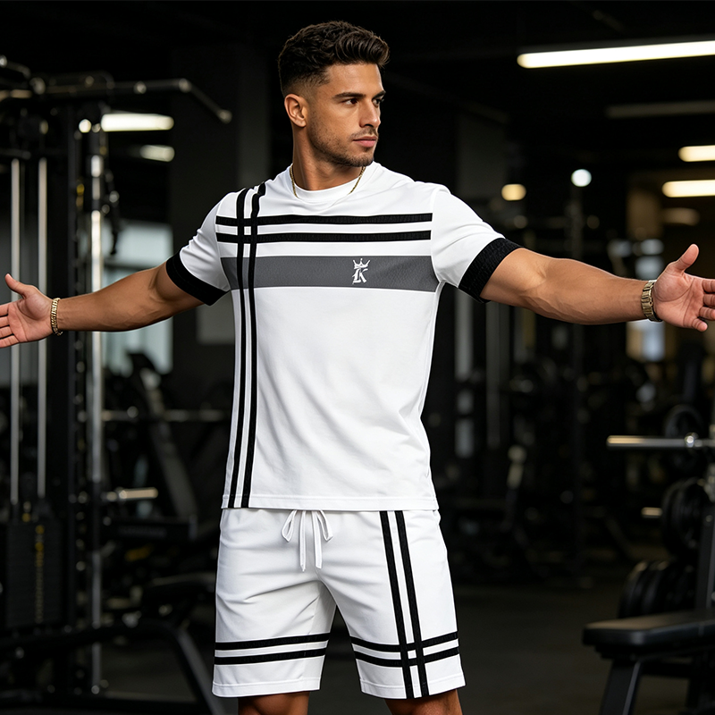 👕🩳 Herren Sommer 2-teiliges Sport-Set – 50% RABATT! Atmungsaktiv, leicht, perfekt für Gym, Laufen & Alltag. ☁️☀️