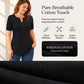 🔥 50% RABATT! 👚 Damen Bluse mit V-Ausschnitt ✨ Elegante Plisseefalten & Feminine Passform für Alltag und Büro