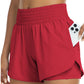 Damen Doppellagige Yoga-Shorts 🏃‍♀️ Zwei Lagen, Totales Selbstvertrauen – Bewegen Sie sich frei, bleiben Sie bedeckt ✨