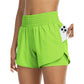 Damen Doppellagige Yoga-Shorts 🏃‍♀️ Zwei Lagen, Totales Selbstvertrauen – Bewegen Sie sich frei, bleiben Sie bedeckt ✨