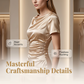 🔥 50% RABATT! 💎 Elegantes Damen Bodycon-Kleid aus Satin ✨ Gerafftes Design & Perfekt für Partys, Hochzeiten und Besondere Anlässe