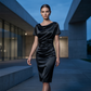 🔥 50% RABATT! 💎 Elegantes Damen Bodycon-Kleid aus Satin ✨ Gerafftes Design & Perfekt für Partys, Hochzeiten und Besondere Anlässe