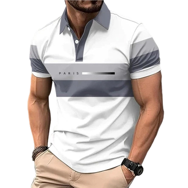 🔥 50% RABATT! 👔 Herren Kurzarmhemd mit Colorblock-Design ✨ Lässig, Atmungsaktiv & Perfekt für Sommer und Freizeit