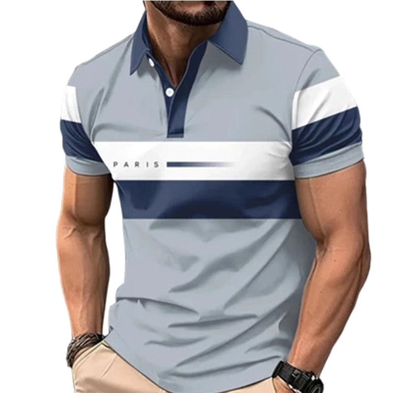 🔥 50% RABATT! 👔 Herren Kurzarmhemd mit Colorblock-Design ✨ Lässig, Atmungsaktiv & Perfekt für Sommer und Freizeit