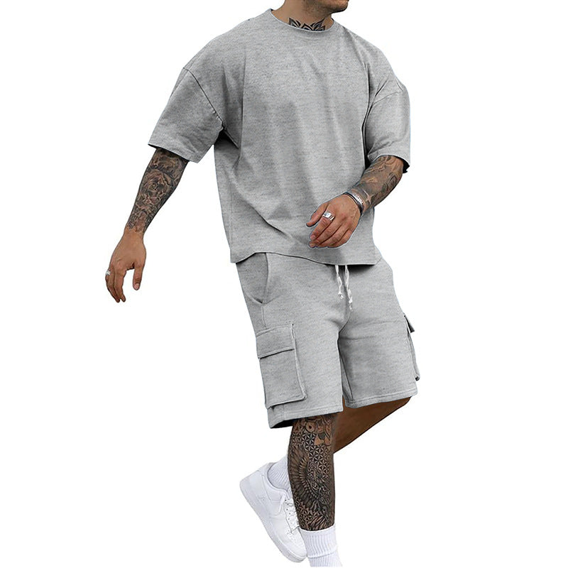 ☀️ 50% RABATT! Herren T-Shirt & Shorts Set 👕🩳 Leicht, Atmungsaktiv & Ideal für Sommer und Urlaub