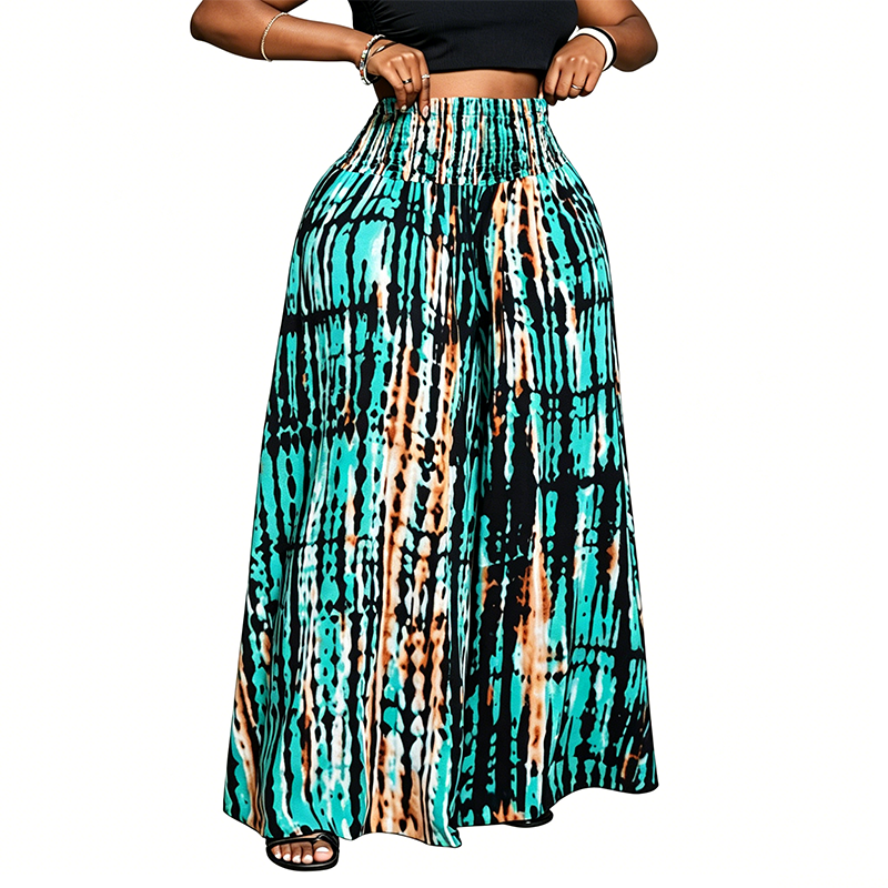 🛍️ 50 % Rabatt – Lässige Hose mit einzigartigem Streifen-Tie-Dye-Muster – weiter Schnitt, perfekt für den Alltag ✨
