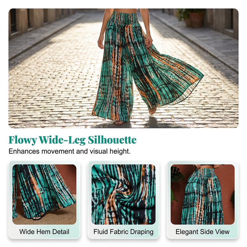 🛍️ 50 % Rabatt – Lässige Hose mit einzigartigem Streifen-Tie-Dye-Muster – weiter Schnitt, perfekt für den Alltag ✨