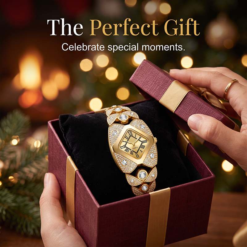 🛍️ 50 % Rabatt – Funkelnde Damen-Armbanduhr mit Zirkonia-Besatz – stilvoll & vielseitig für jeden Tag ✨