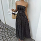 🔥 50% RABATT! 👗 Damen Off-Shoulder A-Linien-Kleid ✨ Elegantes Polka-Dot-Design – Perfekt für Partys, Hochzeiten und Sommerabende