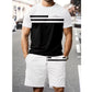 🛍️ 50 % Rabatt – 2-teiliges Freizeit-Set für Herren – Kurzarm-T-Shirt & Shorts mit Kordelzug, atmungsaktiv & bequem für den Alltag 👕