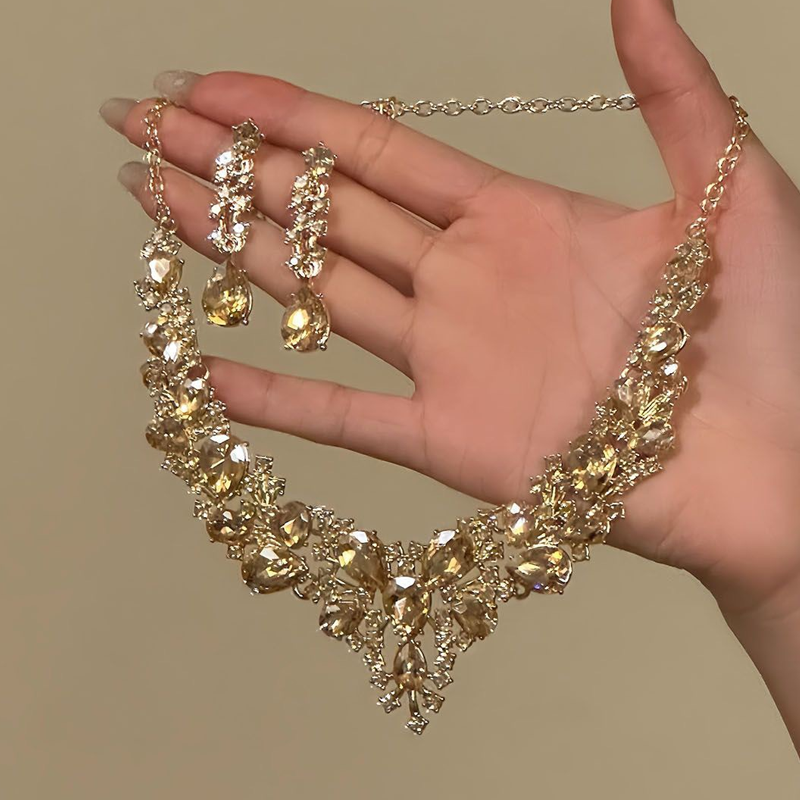 👑 50 % Rabatt – Prunkvolles Halsband im Barock-Stil – aufwendige Handarbeit, bezaubernder Kristallbesatz & zeitlose Eleganz für besondere Momente 💫