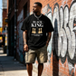 🛍️ 50 % Rabatt – Übergroßes Herren-T-Shirt mit Schachbrett- & Slogan-Print – lässiger Short-Sleeve-Stil für den Alltag ♟️