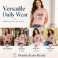 👕 50 % Rabatt – Bequemes Baumwoll-T-Shirt mit auffälligem Lettering-Print – lockere Passform, atmungsaktiv & vielseitig – ideal für den Alltag 🌿