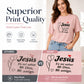 👕 50 % Rabatt – Bequemes Baumwoll-T-Shirt mit auffälligem Lettering-Print – lockere Passform, atmungsaktiv & vielseitig – ideal für den Alltag 🌿