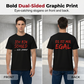 Witziges deutsches Slogan-T-Shirt für Herren, schwarz, Kurzarm, Rundhalsausschnitt