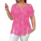 🛍️ 50 % Rabatt – Übergroßes Damen-T-Shirt mit Herzprint & Schnürdetail – lässiger Look, atmungsaktiv & vielseitig für den Alltag ❤️