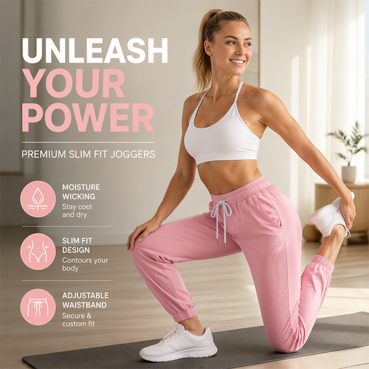 🛍️ 50 % Rabatt – Damen-Slim-Fit-Jogger – elastisch, bequem & vielseitig – perfekt für entspannte Tage & aktive Momente 👖
