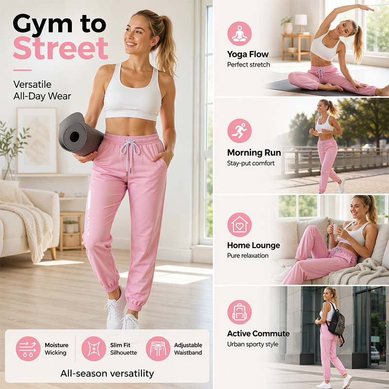 🛍️ 50 % Rabatt – Damen-Slim-Fit-Jogger – elastisch, bequem & vielseitig – perfekt für entspannte Tage & aktive Momente 👖
