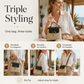 🌴 50 % Rabatt – Leichte Stroh-Umhängetasche im Boho-Stil – mit Tragegriff & verstellbarem Schultergurt – vielseitig kombinierbar für Strand, City & Urlaub ✨