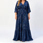 🛍️ 50 % Rabatt – Elegantes V-Ausschnitt-Kleid mit floralem Print – weich fallender Stoff, schmeichelhafte Passform & vielseitig kombinierbar 🌸