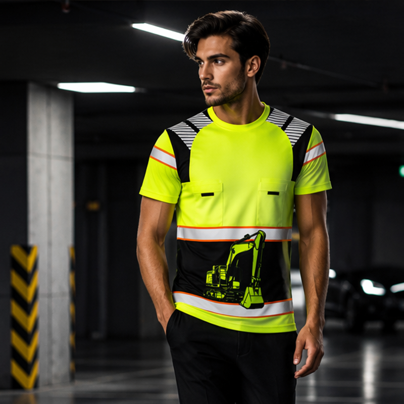 🛠️ 50 % Rabatt – Lässiges Grafik-T-Shirt mit Bagger-Motiv – weiche Baumwolle, pflegeleicht & vielseitig kombinierbar – perfekt für Freizeit, Werkstatt oder den urbanen Look 🌿