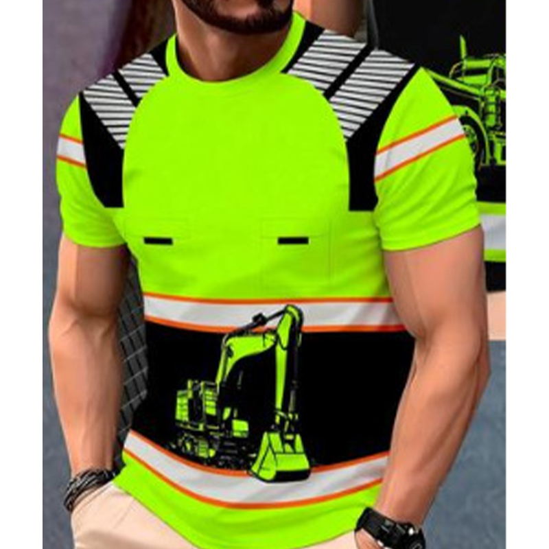 🛠️ 50 % Rabatt – Lässiges Grafik-T-Shirt mit Bagger-Motiv – weiche Baumwolle, pflegeleicht & vielseitig kombinierbar – perfekt für Freizeit, Werkstatt oder den urbanen Look 🌿