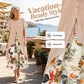 🛍️ 50 % Rabatt – Kurzarm-Kleid aus Leinenmix – als Fake-Two-Piece, mit Rundhalsausschnitt & weiter Rock – leicht & vielseitig für warme Tage 🌸