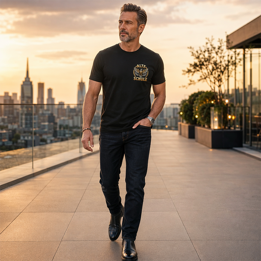 🛍️ 50 % Rabatt – Herren-T-Shirt mit Adler-Print – markantes Design, bequeme Baumwolle & vielseitig für den Alltag 🦅