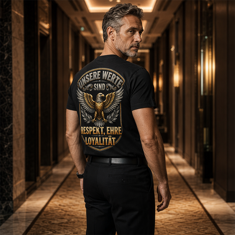 🛍️ 50 % Rabatt – Herren-T-Shirt mit Adler-Print – markantes Design, bequeme Baumwolle & vielseitig für den Alltag 🦅