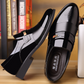 🛍️ 50 % Rabatt – Formelle Herrenschuhe aus Leder – spitz zulaufend, bequem & rutschfest – perfekt für Business & den eleganten Auftritt 👞