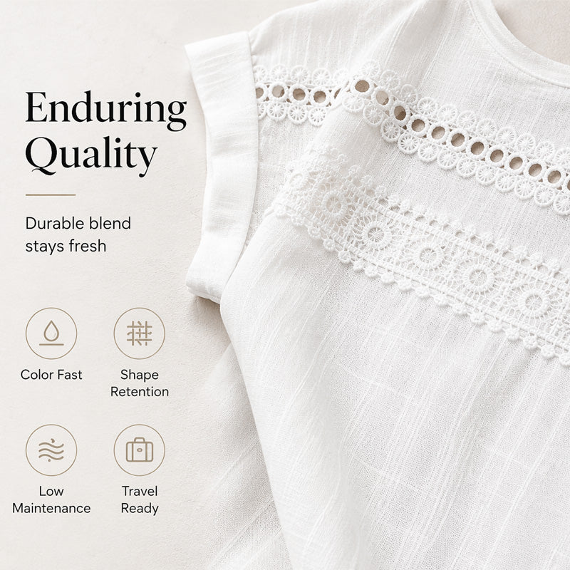 Women's Lace Hollow Out Blouse