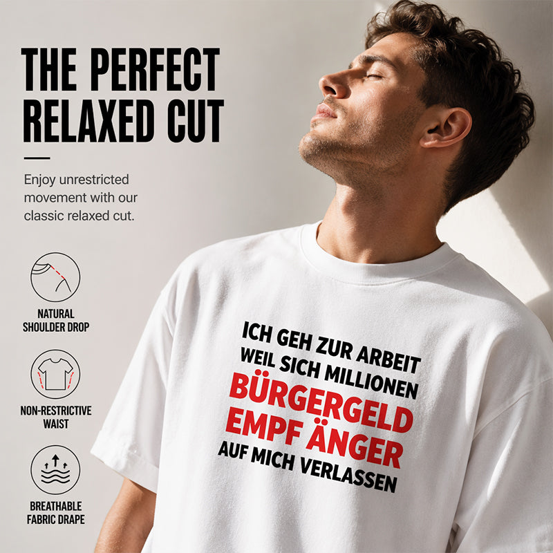 👕 50 % Rabatt – Herren-T-Shirt mit lustigem Slogan & Rundhals – weiche Baumwolle, lässiger Schnitt & vielseitig für den Alltag 😄