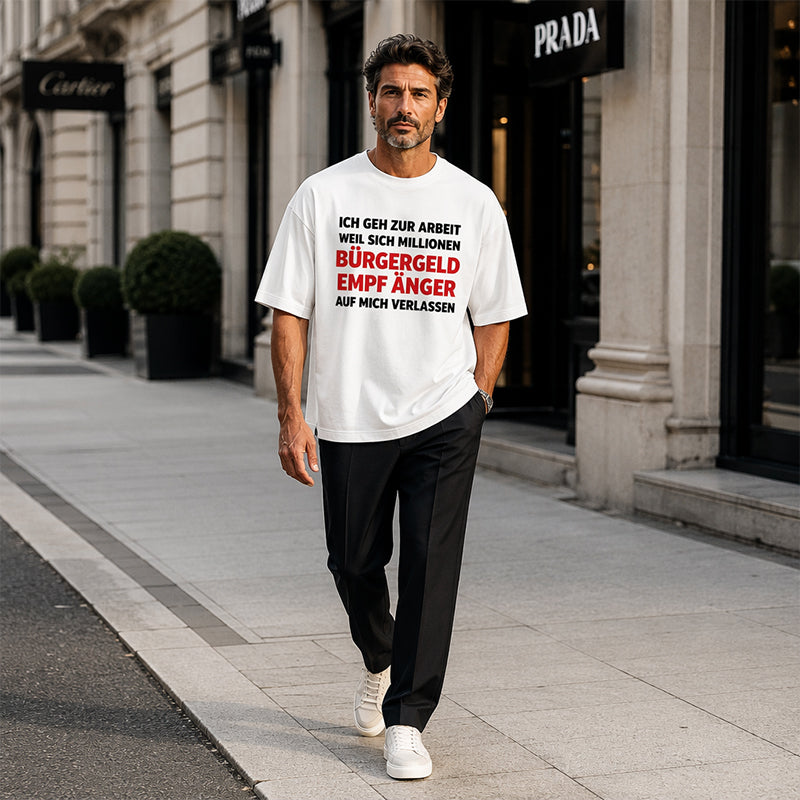 👕 50 % Rabatt – Herren-T-Shirt mit lustigem Slogan & Rundhals – weiche Baumwolle, lässiger Schnitt & vielseitig für den Alltag 😄
