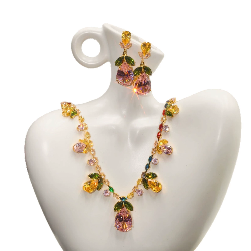 ✨ 50 % Rabatt – Elegantes Tulpen-Schmuck-Set – Halskette & Ohrringe, zart & vielseitig für jeden Anlass 🌷