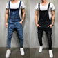 🛍️ 50 % Rabatt – Herren-Denimoverall mit Used-Optik – lässiger Schnitt, verstellbare Träger & robuster Denim – für den urbanen Alltag 👖