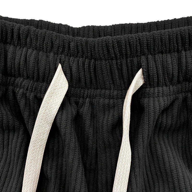 🌿 50 % Rabatt – Weite Hose mit Kordelzug – gerippter Stoff, elastischer Bund & gerade Passform – vielseitig für Alltag & Freizeit ✨