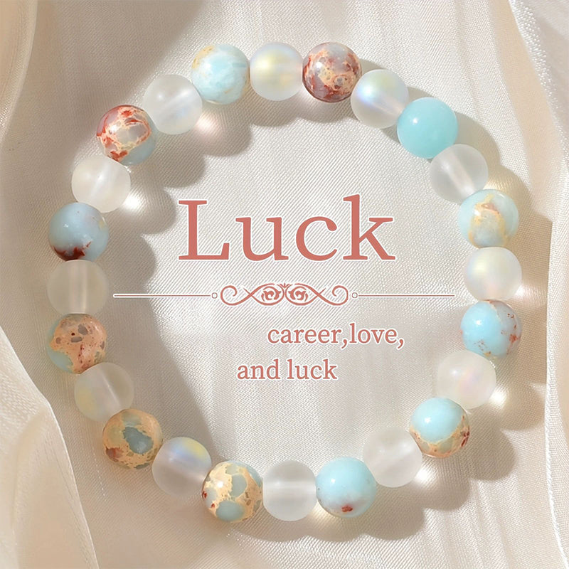 Armband aus Natursteinperlen