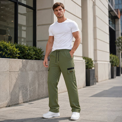 🛍️ 50 % Rabatt – Herren-Cargohose mit Kordelzug – leicht, atmungsaktiv & mit praktischen Taschen – vielseitig für den Alltag 👖