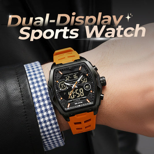 ⌚ Herren Dual-Display Sportuhr mit Leuchtzifferblatt 🏃