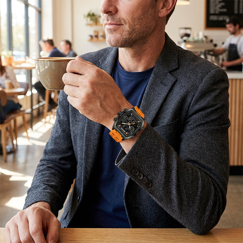 ⌚ Herren Dual-Display Sportuhr mit Leuchtzifferblatt 🏃