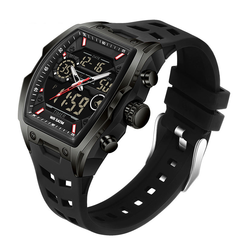 ⌚ Herren Dual-Display Sportuhr mit Leuchtzifferblatt 🏃