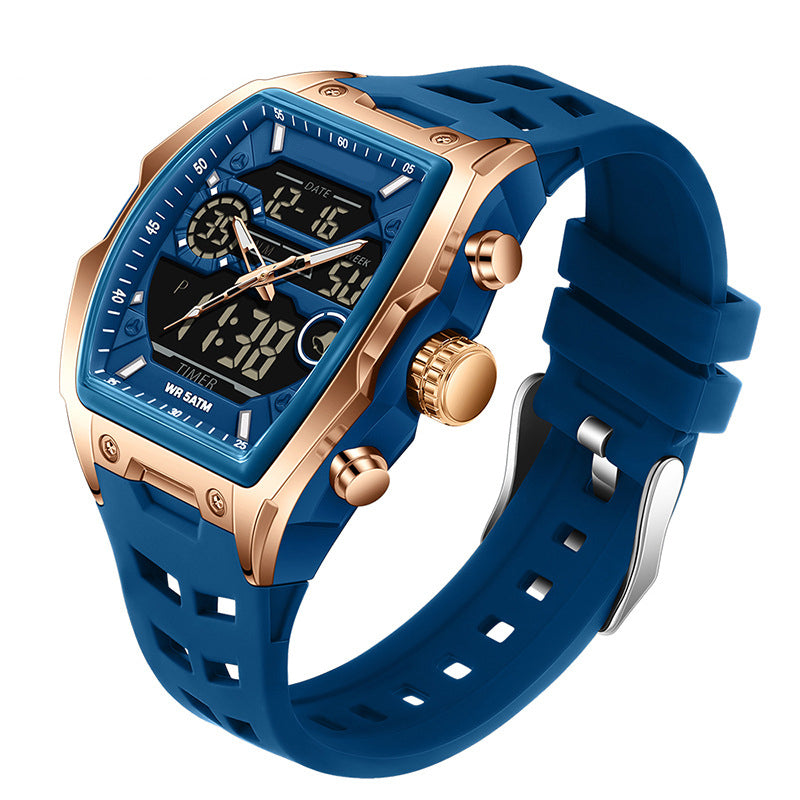 ⌚ Herren Dual-Display Sportuhr mit Leuchtzifferblatt 🏃