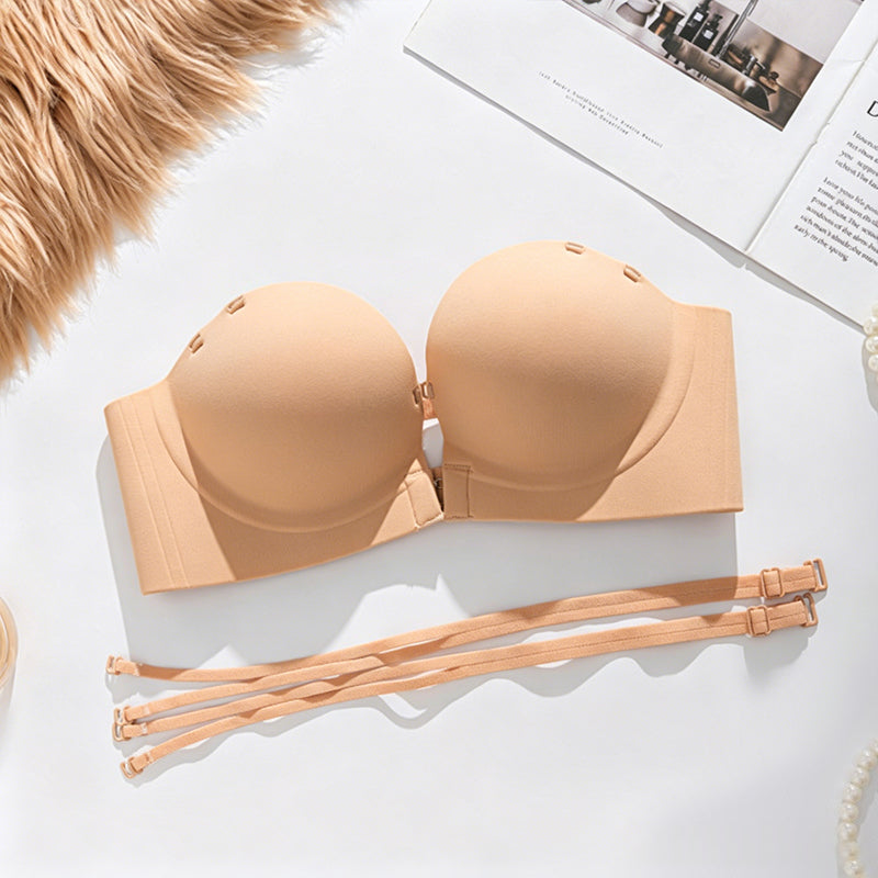 🛍️ 50 % Rabatt – Nahtloser Push-Up-BH mit Frontverschluss – formend, bequem & unsichtbar unter Kleidung – ideal für Alltag & besondere Anlässe 💖