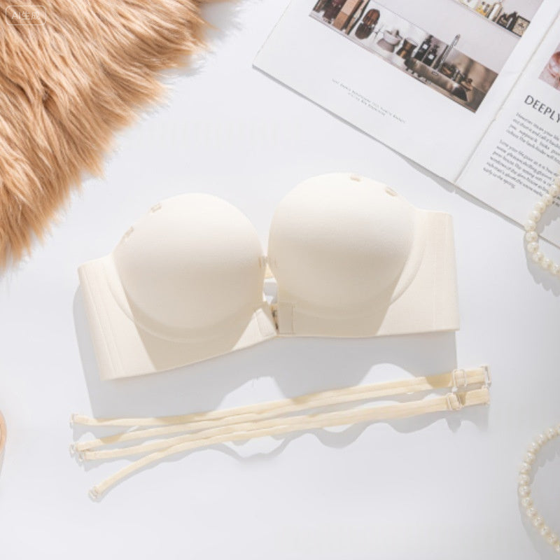 🛍️ 50 % Rabatt – Nahtloser Push-Up-BH mit Frontverschluss – formend, bequem & unsichtbar unter Kleidung – ideal für Alltag & besondere Anlässe 💖